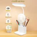 USB LED Table Lamp 3 Colors Eye Protection College Student Book Reading Lamp Night Light For Bedroom Bedside Learning Dormitory. 