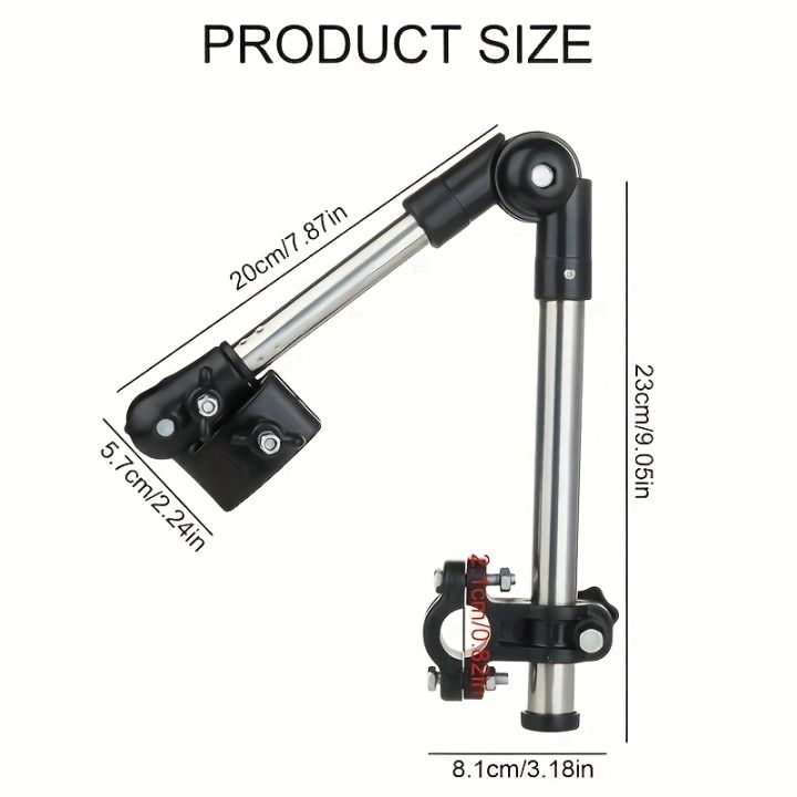 1Pc%20Adjustable%20stainless%20steel%20umbrella%20frame%20for%20wheelchairs%20and%20bicycles%20-%20Foldable%20design%20-%20Image%202