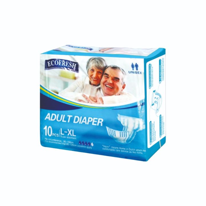 Ecofresh adult diaper belt 10pc XL