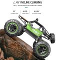 Remote Control Car 1:18 Scale RC Car, Metal Shell Off-Road Monster Truck All Terrain Play Vehicle, High Speed RC Rock Crawler Christmas Birthday Gift for Boys Kids Age 3+. 