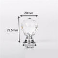 20mm 30mm 40mm 50mm Crystal Ball Design Clear Crystal Glass Knobs Cupboard Drawer Pull Kitchen Cabinet Wardrobe Handles Hardware. 