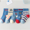5 Pairs Baby Children's Socks Cartoon Spring Autumn Animal Kids Sock Girls Cute Boy Toddler Socks 1-12 Years.