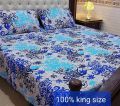 Cotton bed sheet full king size best quality. 