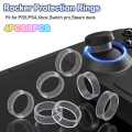 Elastic Protective Joystick Ring For PS5/PS4/Steam Deck/Switch Pro Rocker Cover For Rog Ally Game Console Accessories.