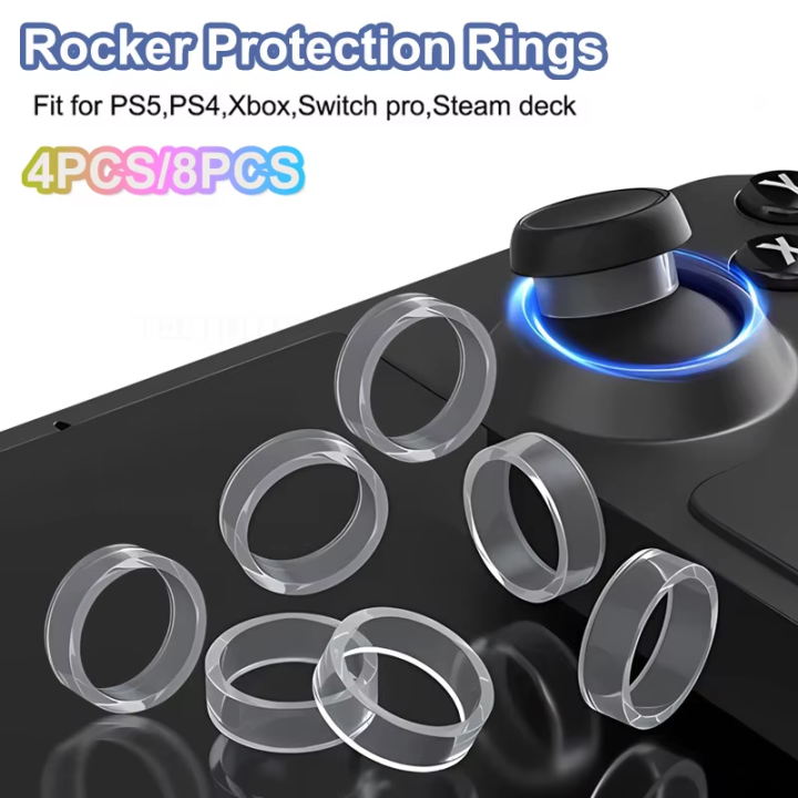 Elastic Protective Joystick Ring For PS5/PS4/Steam Deck/Switch Pro Rocker Cover For Rog Ally Game Console Accessories