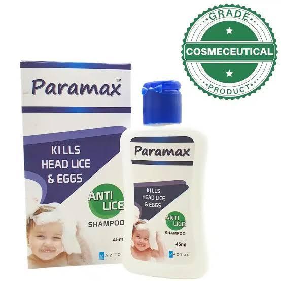 Paramax Shampoo 45Ml kills head lice and eggs for cat flee