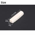 Miwayer Acoustic Guitar Bone Bridge Pins Nail Nut Saddle 1 Set 6 String Original White Bovine Bone for Classical Guitar Repair. 