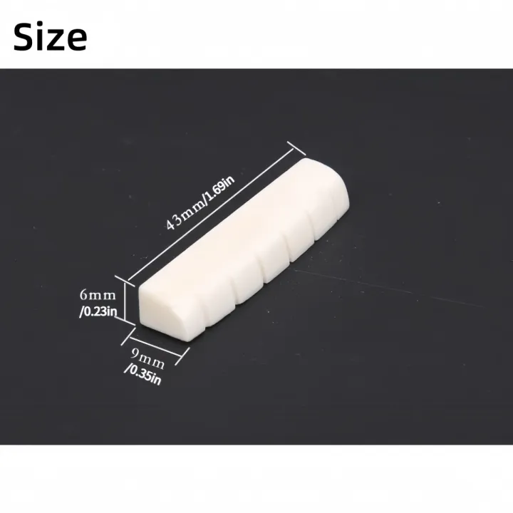 Miwayer%20Acoustic%20Guitar%20Bone%20Bridge%20Pins%20Nail%20Nut%20Saddle%201%20Set%206%20String%20Original%20White%20Bovine%20Bone%20for%20Classical%20Guitar%20Repair%20-%20Image%202