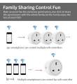 Smart Wifi Plug  Wireless Socket Mini Wifi Outlet Timing Schedule Function Smart Life App Remote Control Works with Amazon Alexa Google Home. 