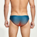 Seobean Men's Low-Waisted Swimming Trunks Beach Hot Spring Men's Swimming Suit Gradual Change Dry Triangle Low-Waisted Swimmings. 