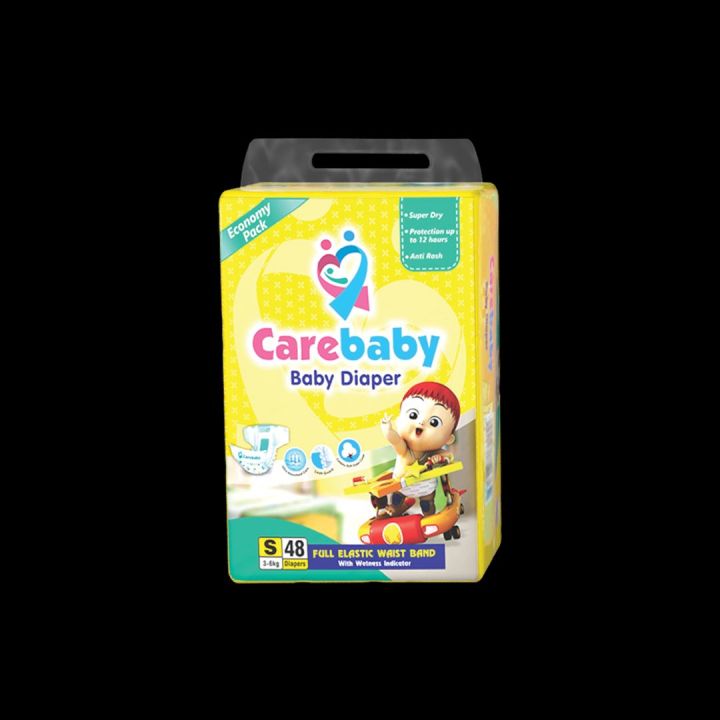 Care Baby Diaper Economy pack Small Size 48 count