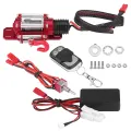 1/10 Scale RC Model Vehicle Crawler Car Accessory Metal Winch With Remote Controller RC Car Winch RC Crawler Winch RC Accessory. 