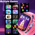 100+ Game SmartWatch Kid Child HD Screen Lighting Music Smart Watch Boy Girl Children Smartwatch For IOS Android 2025 New.