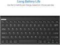 Arteck 2.4G Wireless Keyboard Stainless Steel Ultra Slim Rechargeable - HW086. 