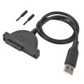 PzzPss USB 2.0 to Mini Sata II 7+6 13Pin Adapter Converter Cable For Laptop CD/DVD ROM Slimline Drive Converter HDD Caddy. 