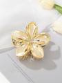 1/2 Pcs Fashion Simple Shiny Egg Flower Hair Claws For Women Girls Party Hair Accessories.