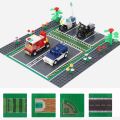 City Street View Road BasePlate Building Blocks 32*32 Dots Blocks DIY Toys Parking Lot Football Basketball Court Mini Bricks. 