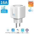 WiFi/Zigbee Smart Plug EU 16A/20A with Power Monitoring Timer Function Socket Compatible with Tuya Alexa  Home Smart Life. 