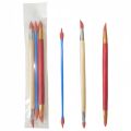Clay Tools Double Head Silicone Pen 3 Sets Sculpture Pen Pottery Clay Sculpture DIY Tools.