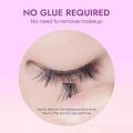 Self Adhesive Eyelashes DIY at Home Mix Length Lash Extension Reusable Individual Lashes Easy Use BQI No Glue Cluster Lashes.