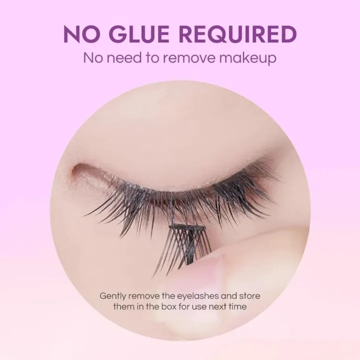 Self%20Adhesive%20Eyelashes%20DIY%20at%20Home%20Mix%20Length%20Lash%20Extension%20Reusable%20Individual%20Lashes%20Easy%20Use%20BQI%20No%20Glue%20Cluster%20Lashes%20-%20Image%203