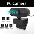 Webcam Computer Camera 1080P HD USB With Microphone Support  Desktop Computer Laptop Suitable For Live Video Call Conference. 