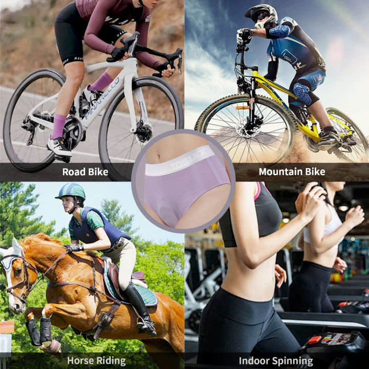 TOSUOD%20Women's%20Padded%20Cycling%20Underwear%20Shorts,%20Shockproof%20Comfortable%20Road%20Bike%20Cycling%20Outdoor%20Sports%20Tights%20-%20Image%205