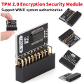 TPM 2.0-9665 Encryption Security Module Pitch LPC TPM GA 20-1 GC-TPM2.0 For  Gigabyte Motherboard Card for WIN11 System. 
