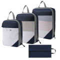 4pcs/set Portable Travel Packing Bag Thickened Waterproof Clothes Compression Storage Bag Shoes Clothes Travel Bags Packing Cube. 