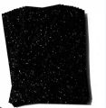 Glitter Sheet Without Sticker - Black -01pcs. 