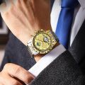 POEDAGAR Luxury Automatic Mechanical Watch Hollow Tourbillon Stainless Steel Men Watches Waterproof Luminous Date Week Men Watch. 