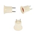 Light Socket to Plug Adapter E27/E26 Light Bulb Socket Adapter to Holder Light Socket Base E27 To EU Holder Plug Screw To Switch Holder Bulb E27 Converter To EU. 