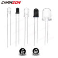 3mm 5mm 10mm IR LED Diode Transimitter Receiver 850nm 940nm Infrared Photodiode Phototransistor Emitter DIY Lights Emitting Bulb. 