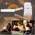 USB rechargeable LED reading light | brightness adjustable angle Timer light | student eye protection Portable Bookmark clip light | children reading books in bed at night with 3 colors and 5 brightness. 