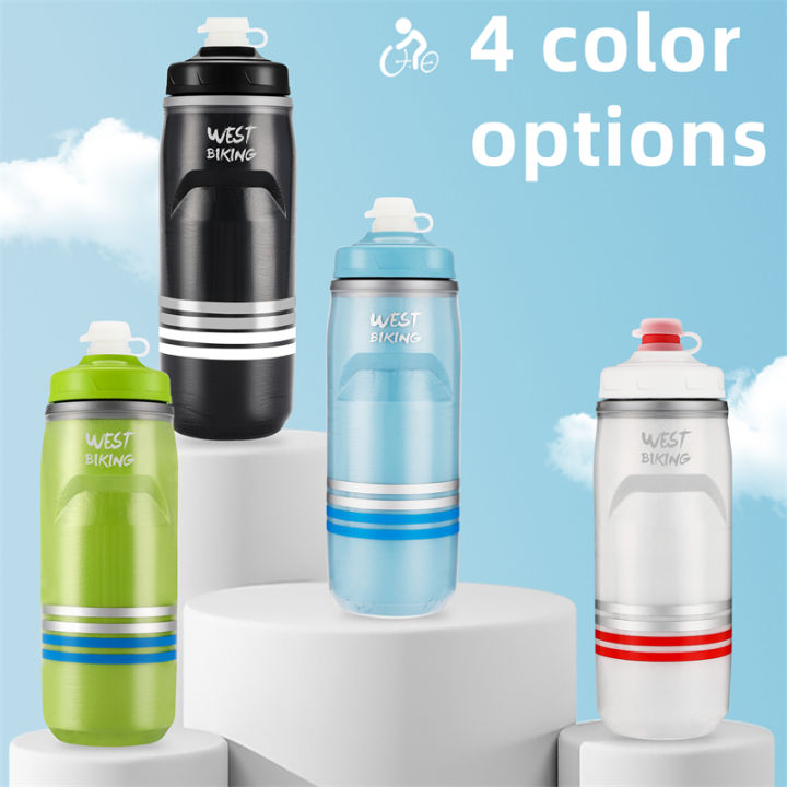 WEST%20BIKING%20Insulated&Cold%20Bicycle%20Water%20Bottle%20620ml%20Portable%20Leakproof%20Cycling%20Kettle%20Running%20Hiking%20Squeeze%20Sports%20Bottle%20-%20Image%206