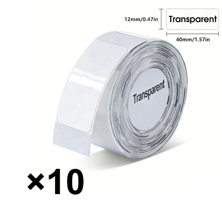 Marklife%20Transparent%20Thermal%20Label%20Tape%20for%20Bluetooth%20Label%20Printer%2012*40mm%20Selfadhesive%20Wateroof%20for%20Home/Storage/Office/School%20-%20Image%207