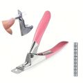 Acrylic Nail Clippers with 15Pcs Magnets Nail Clippers Cutters for Long Acrylic Gel Nails Tips Adjustable Stainless.