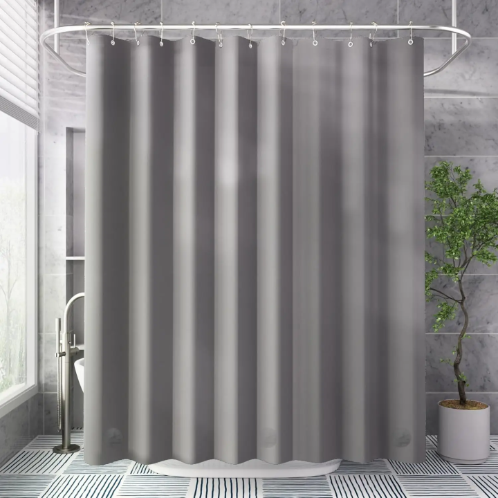 Grey%20PEVA%20Bath%20Curtain%20Liner%20with%20Magnetic%20Strips%20Waterproof%20Shower%20Mat%20for%20Bathtub%20-%20Bathroom%20Curtain%20-%20Image%206