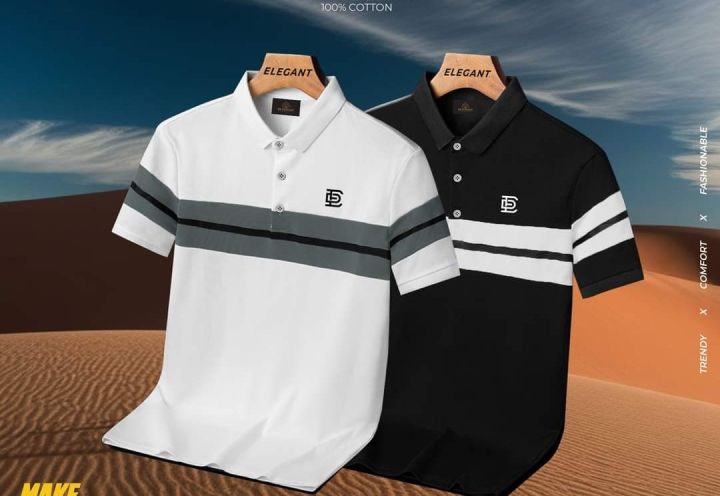 Premium Combo Pack Polo Shirt For Men Summer Cotton Regular Fit Stylish Casual Multicolor