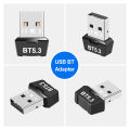 Mini Wireless USB Bluetooth Adapter BT 5.3 Dongle Music Audio Receiver Transmitter for PC Speaker Mouse Laptop Gamepad Printer.