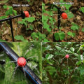 50/100 Pieces 8 Hole Adjustable Irrigation Dripper Sprinkler Emitter Dripper Micro Drip Irrigation Sprinkler for Watering System. 