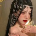 Chinese Traditional Fringe Hair Crown Fairy Long Tassel Wedding Hair Acessories. 