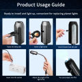 1Pack USB Planet Projection Night Light, 360° Rotating with Multi-Colour Slides for Bedroom and Car, USB Plug 5V.