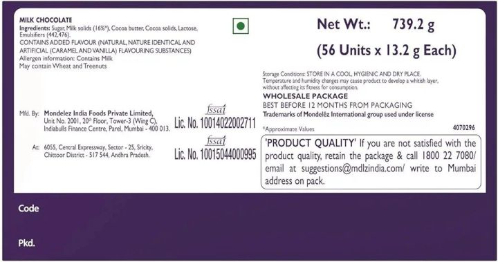 Dairy%20Milk%20Chocolate%20Bar%2013.2gram%20(Pack%20of%2056)%20-%20Image%204