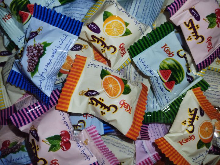 kish irani candy 🍬 with liquid jelly 1pak × 50pcs