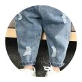 Boys Casual Jeans Children Denim Ripped Jeans Kids Trousers Toddler Girl Fall Clothes 2 3 4 5 Years Baby Harem Pants Baggy Jeans. 