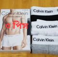 3 pis. Cotton Boxer. best quality. Men Underwear. Black/blue/ash. 