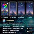 Flexible EL Wire Lights With App Control Ambient Atmosphere Strip Light Decorative Lamps 12V Car Interior Neon RGB Led Strip.