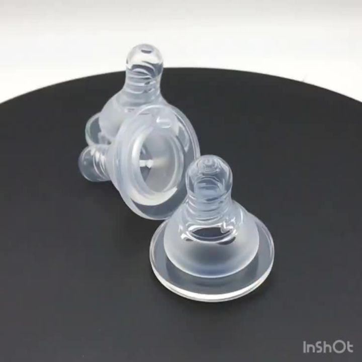 Baby Silicone Nipple Soft Silicone Cross Hole CN -1pcs