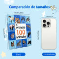 Montessori Spanish Learning Book — Helps Identify Animals and Build Vocabulary (Preschool ). 